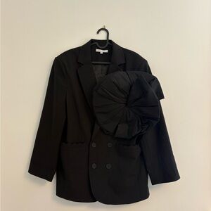 Rachel Gilbert Enrico Corsage-Detail Blazer